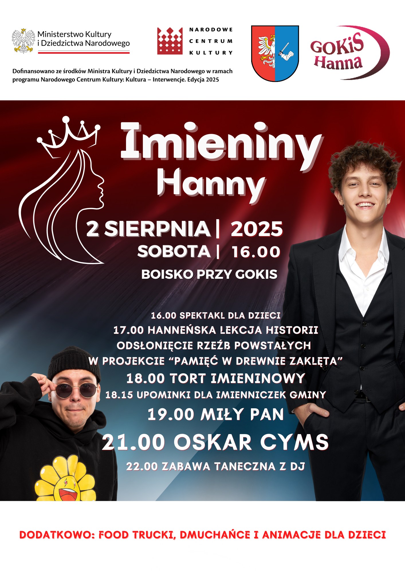 Cyms zagra na&nbsp;Imieninach Hanny